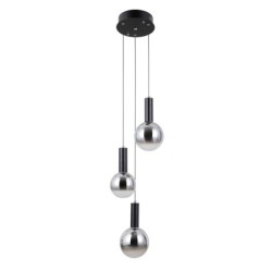 Pakabinamas šviestuvas Strela LED 15W 3000K Matinė juoda (PND-34378-3S-BK)