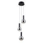 Pakabinamas šviestuvas Strela LED 15W 3000K Matinė juoda (PND-34378-3S-BK)