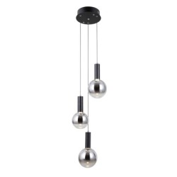 Pakabinamas šviestuvas Strela LED 15W 3000K Matinė juoda (PND-34378-3S-BK)