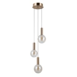 Pakabinamas šviestuvas Strela LED 15W 3000K Aukso (PND-34378-3S-HBR)