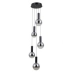 Pakabinamas šviestuvas Strela LED 25W 3000K Matinė juoda (PND-34378-5S-BK)