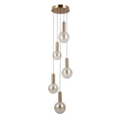 Pakabinamas šviestuvas Strela LED 25W 3000K Aukso (PND-34378-5S-HBR)