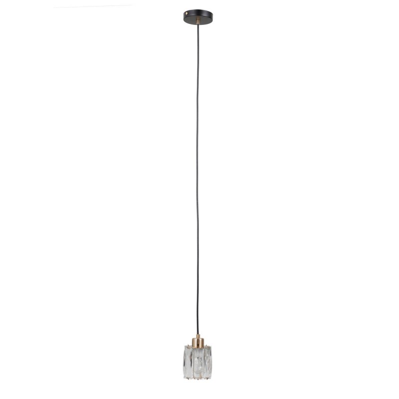 Pakabinamas šviestuvas Torno 1xE14 Matinė juoda, aukso (PND-40813-1-BK-HBR)