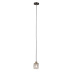 Pakabinamas šviestuvas Torno 1xE14 Matinė juoda, aukso (PND-40813-1-BK-HBR)