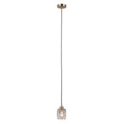 Pakabinamas šviestuvas Torno 1xE14 Aukso (PND-40813-1-HBR)