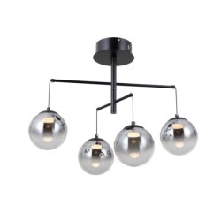 Pakabinamas šviestuvas Velada LED 20W 3000K Matinė juoda (PND-34381-4-BK)
