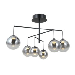 Pakabinamas šviestuvas Velada LED 30W 3000K Matinė juoda (PND-34381-6-BK)