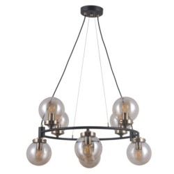 Pakabinamas šviestuvas Galvez 8xE14 Antikvarinė bronzos (PND-28622-8A)