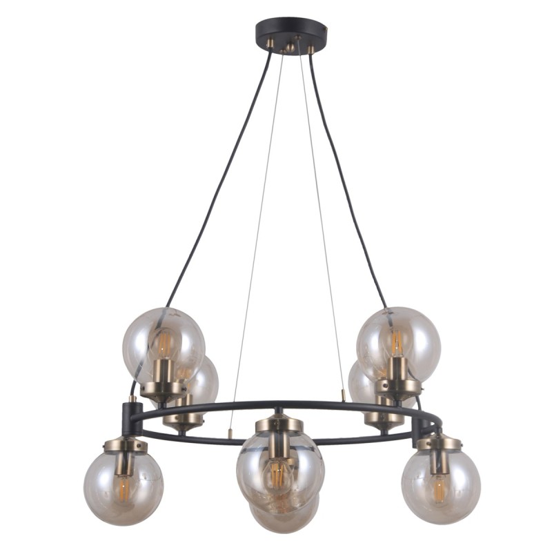 Pakabinamas šviestuvas Galvez 8xE14 Antikvarinė bronzos (PND-28622-8A)