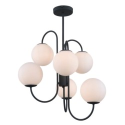 Pakabinamas šviestuvas Gela Keičiama LED G9 5W Juoda (PND-5500-6-BK)
