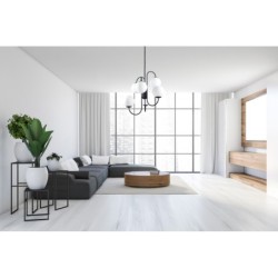 Pakabinamas šviestuvas Gela Keičiama LED G9 5W Juoda (PND-5500-6-BK)