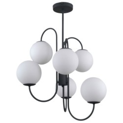 Pakabinamas šviestuvas Gela Keičiama LED G9 5W Juoda (PND-5500-6-BK)