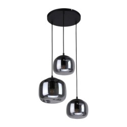 Pakabinamas šviestuvas Calto 3xE27 Smėlio Šlifuota Juoda (PND-67705-3-BK-SG)