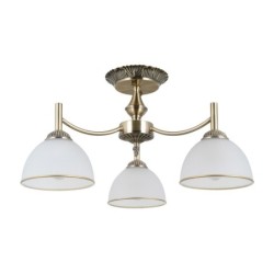 Pakabinamas šviestuvas Fener 3xE27 Antikvarinė Žalvario (PND-40653-3-ABR-WH)