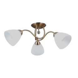 Pakabinamas šviestuvas Lugano 3xE27 Chromo (PND-5643-3-HBR)