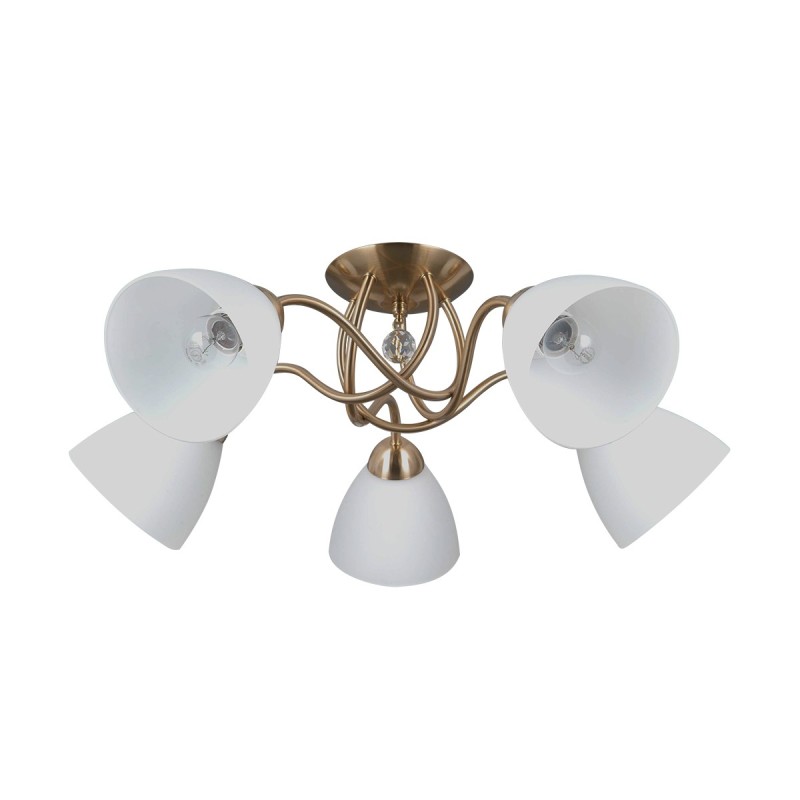 Pakabinamas šviestuvas Lugano 5xE27 Chromo (PND-5643-5-HBR)