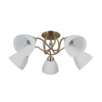 Pakabinamas šviestuvas Lugano 5xE27 Chromo (PND-5643-5-HBR)