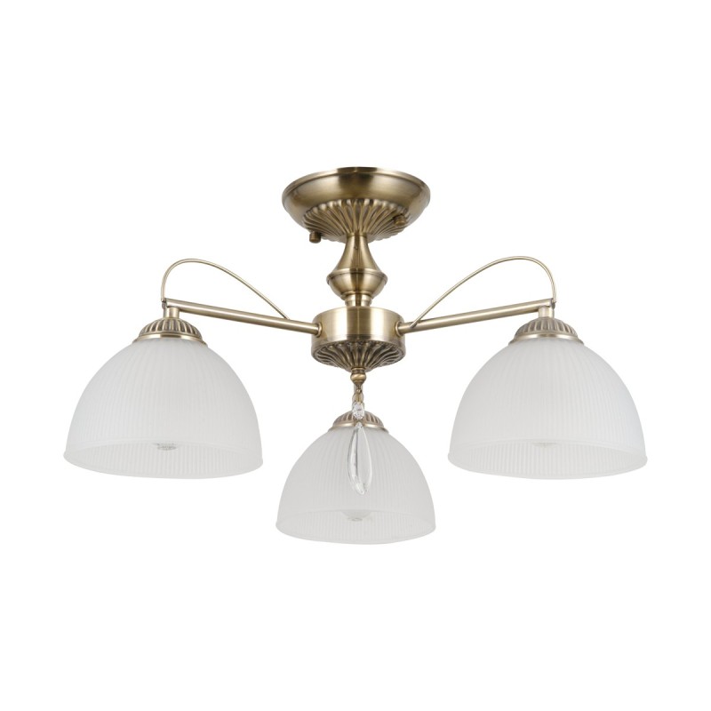 Pakabinamas šviestuvas Moreti 3xE27 Antikvarinė Žalvario (PND-40623-3-AB)