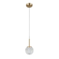 Pakabinamas šviestuvas Padri 1xG9 Aukso (PND-40827-1-HBR-CL)