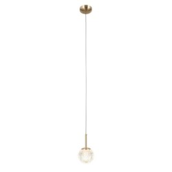 Pakabinamas šviestuvas Padri 1xG9 Aukso (PND-40827-1-HBR-CL)