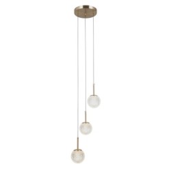 Pakabinamas šviestuvas Padri 3xG9 Aukso (PND-40827-3-HBR-CL)