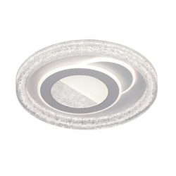 Lubinis šviestuvas Tempio LED 55W 3000, 4000, 6500, 3000, 6000K Balta (PLF-54182R-WH)