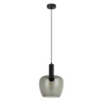 Pakabinamas šviestuvas Aprica 1xE27 Juoda (PND-59769-BK-SG)
