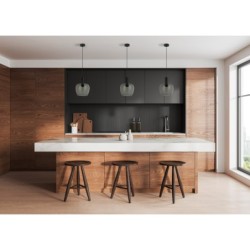 Pakabinamas šviestuvas Aprica 1xE27 Juoda (PND-59769-BK-SG)