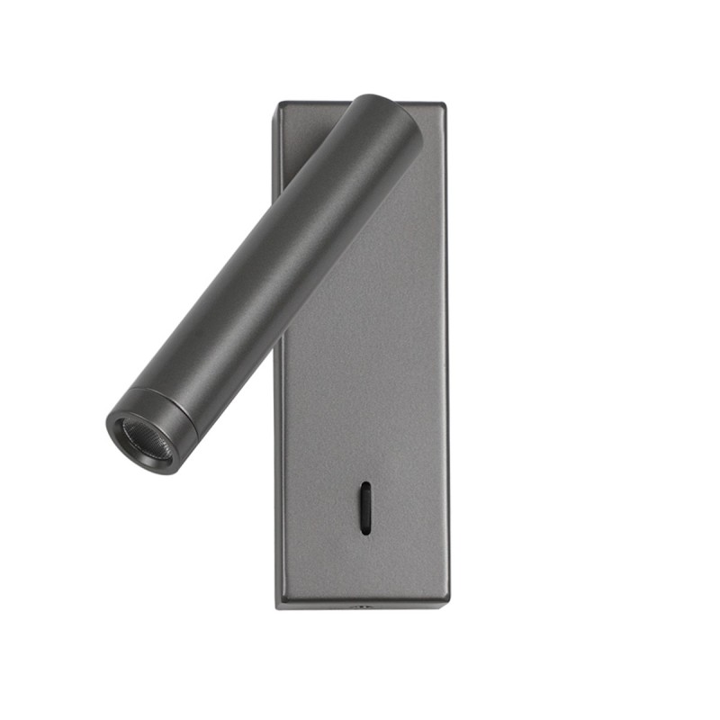 Sieninis šviestuvas Cali LED 2.5W 3000K Pilka (WL-21017-GR)