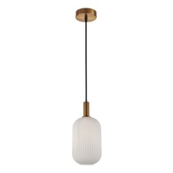 Pakabinamas šviestuvas Della 1xE27 Aukso (PND-31982-1A-GD)