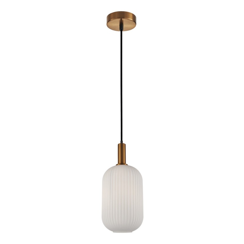 Pakabinamas šviestuvas Della 1xE27 Aukso (PND-31982-1A-GD)