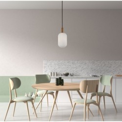 Pakabinamas šviestuvas Della 1xE27 Aukso (PND-31982-1A-GD)