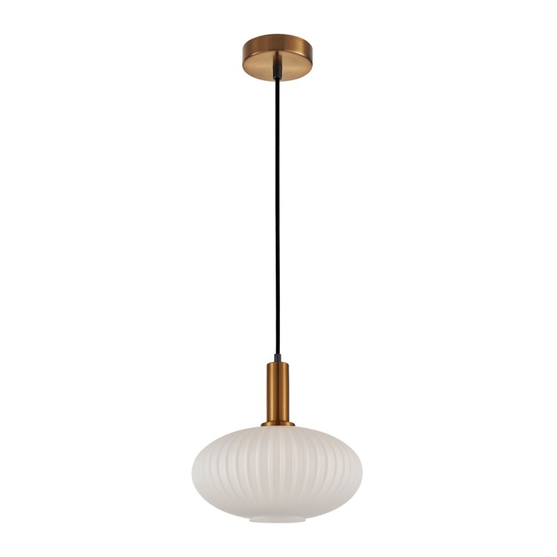 Pakabinamas šviestuvas Della 1xE27 Aukso (PND-31982-1B-GD)