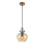 Pakabinamas šviestuvas Fanda 1xE27 Aukso (PND-31882-1-GD-AMB)