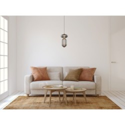 Pakabinamas šviestuvas Nico LED 11W 3000K Juoda Antikvarinė Žalvario Aukso (PND-8545-2A-AB-SG)