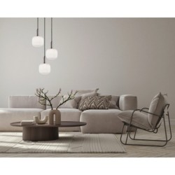 Pakabinamas šviestuvas Penzi 3xE27 Sidabro (PND-31981-3S-SC-WH)