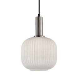 Pakabinamas šviestuvas Penzi 3xE27 Sidabro (PND-31981-3S-SC-WH)