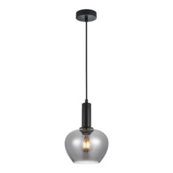 Pakabinamas šviestuvas Stabla 1xE27 Juoda (PND-30084-1-BK-SG)