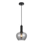 Pakabinamas šviestuvas Stabla 1xE27 Juoda (PND-30084-1-BK-SG)