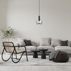 Pakabinamas šviestuvas Stabla 1xE27 Juoda (PND-30084-1-BK-SG)