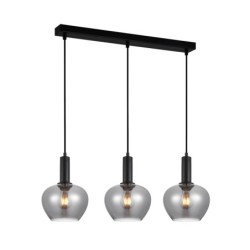 Pakabinamas šviestuvas Stabla 3xE27 Juoda (PND-30084-3-BK-SG)