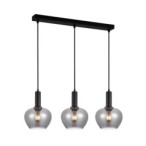 Pakabinamas šviestuvas Stabla 3xE27 Juoda (PND-30084-3-BK-SG)