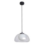 Pakabinamas šviestuvas Ainale 1xG9 Juoda (PND-54637-1-BK-CL)