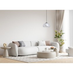 Pakabinamas šviestuvas Ainale 1xG9 Juoda (PND-54637-1-BK-CL)