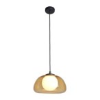 Pakabinamas šviestuvas Ainale 1xG9 Juoda (PND-54637-1-BK-YLL)