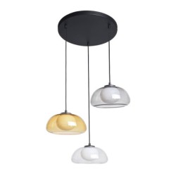Pakabinamas šviestuvas Ainale 3xG9 Juoda (PND-54637-3-BK-SG)