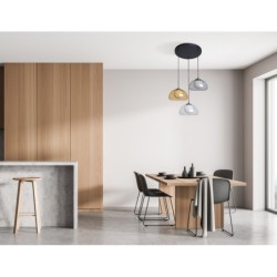 Pakabinamas šviestuvas Ainale 3xG9 Juoda (PND-54637-3-BK-SG)