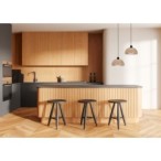 Pakabinamas šviestuvas Apiro 1xE27 Juoda (PND-84638-BK-AMB)