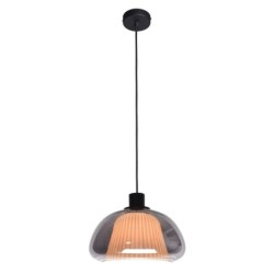 Pakabinamas šviestuvas Apiro 1xE27 Juoda (PND-84638-BK-SG)