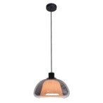 Pakabinamas šviestuvas Apiro 1xE27 Juoda (PND-84638-BK-SG)